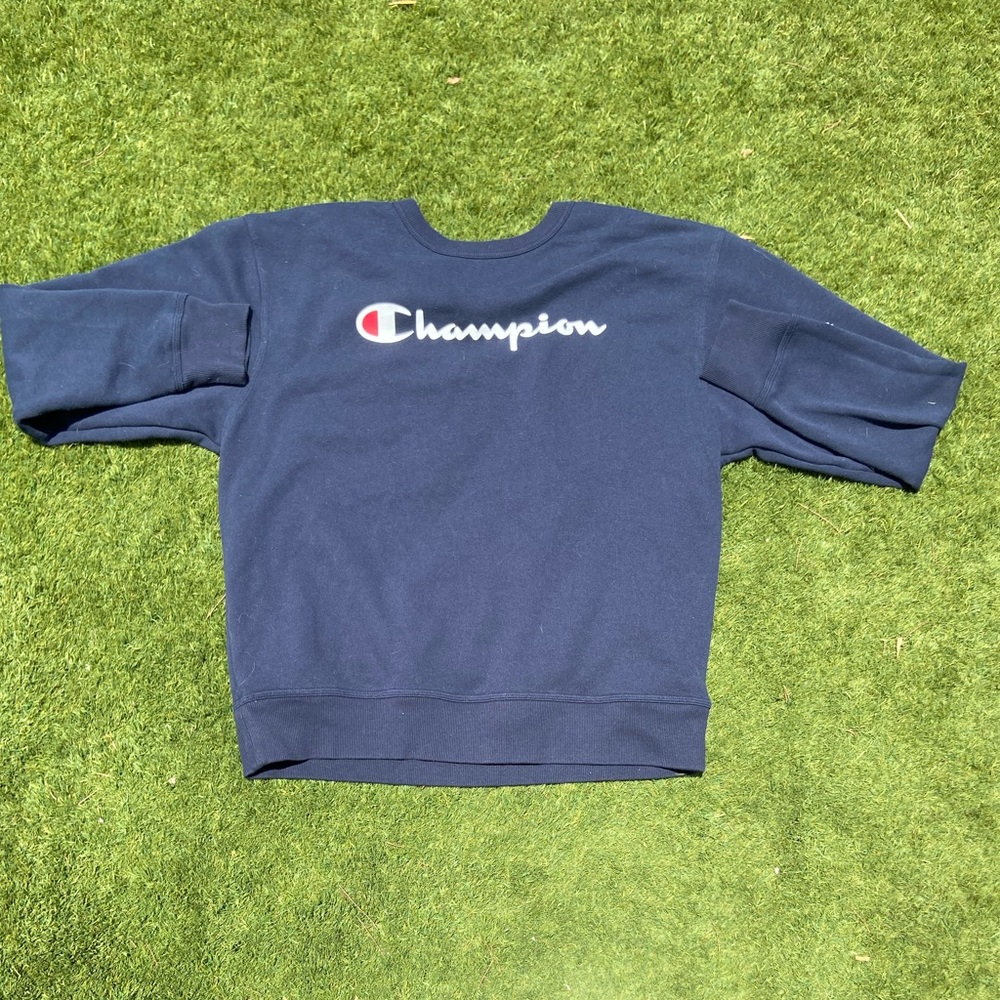 Navy Blue Champion Sweater